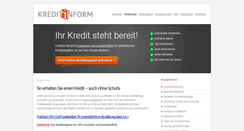 Desktop Screenshot of kreditinform.de
