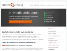 Tablet Screenshot of kreditinform.de